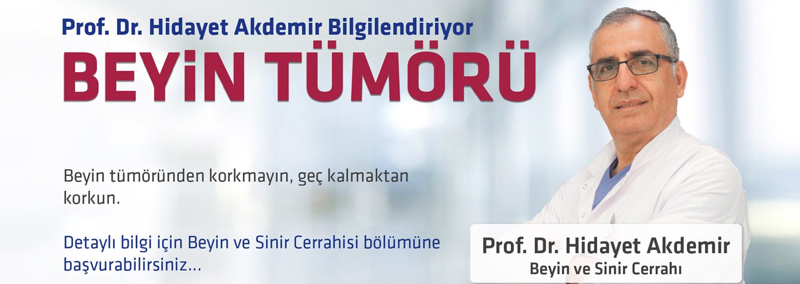 Prod.Dr.HidayetAkdemir Beyin Tümörü