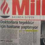 Doktorlara teşekkür için hastane yaptırıyor